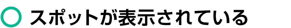 表示されている