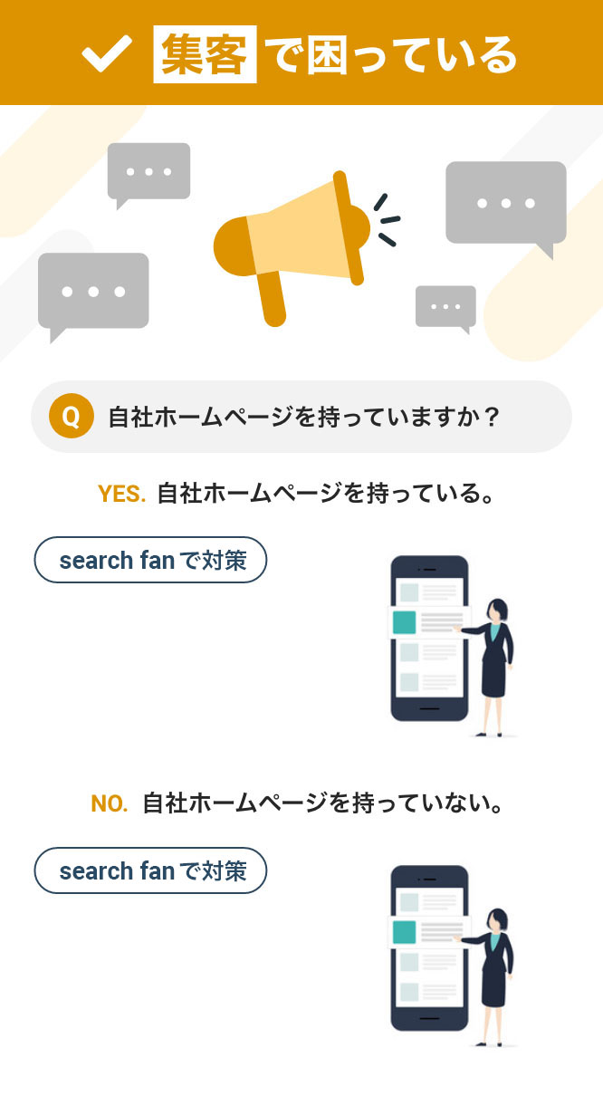 集客で困っている